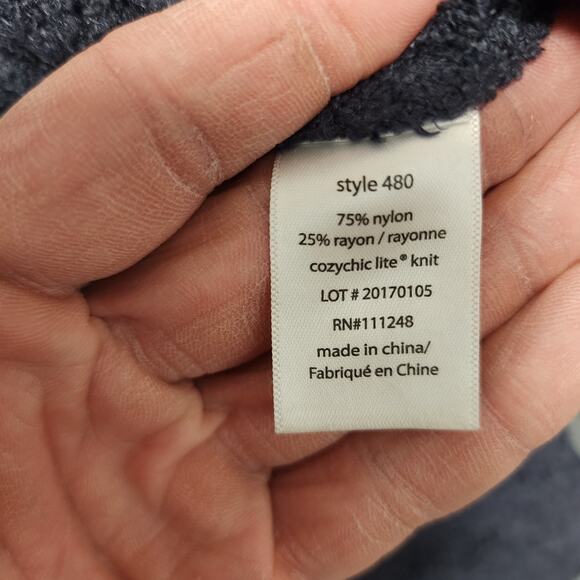 Barefoot Dreams Cardigan Duster Womens XS/S Blue Cozychic Lite Pockets Soft Cozy - Picture 6 of 13